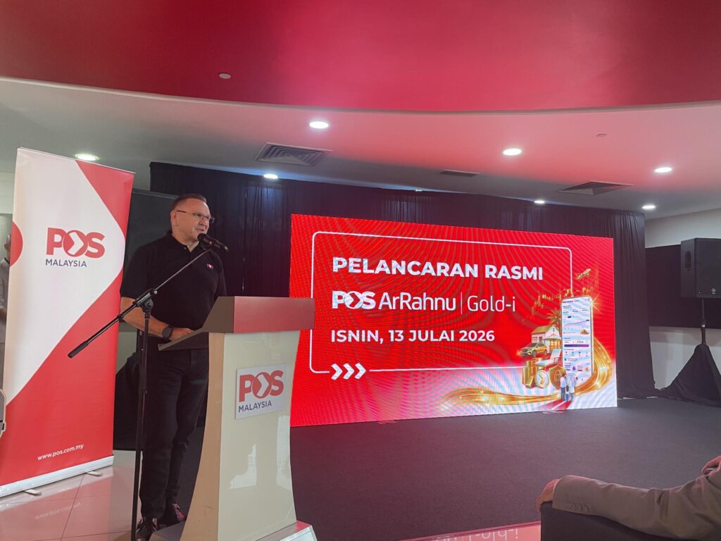 Group Chief Executive Officer Charles Brewer at Pos Malaysia's headquarters in Dayabumi, Kuala Lumpur